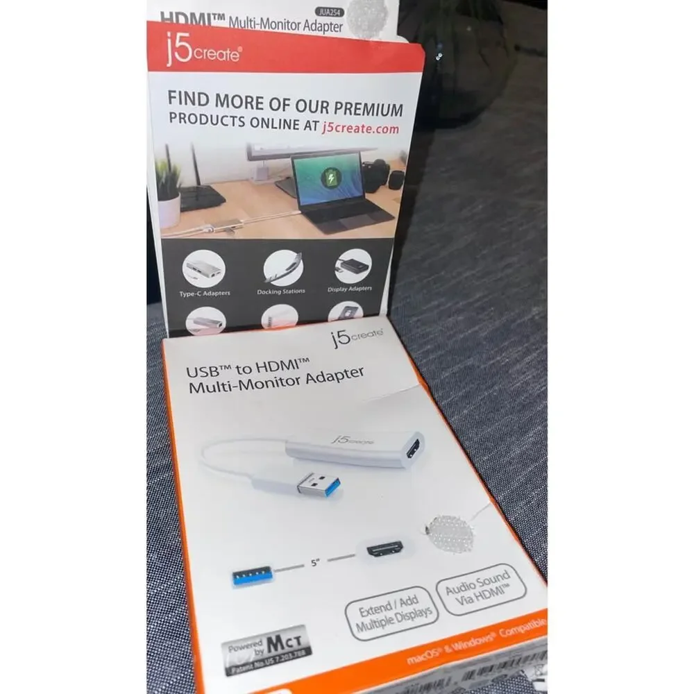 NEW! j5create - USB to HDMI Multi-Monitor Adapter